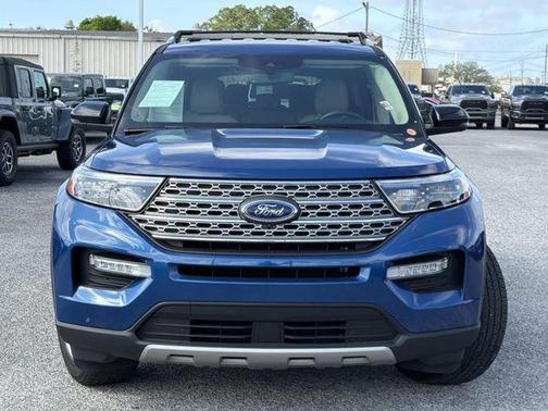 Atlas Blue Metallic 2021 Ford Explorer Limited