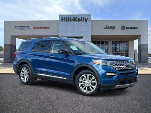 Atlas Blue Metallic 2021 Ford Explorer Limited