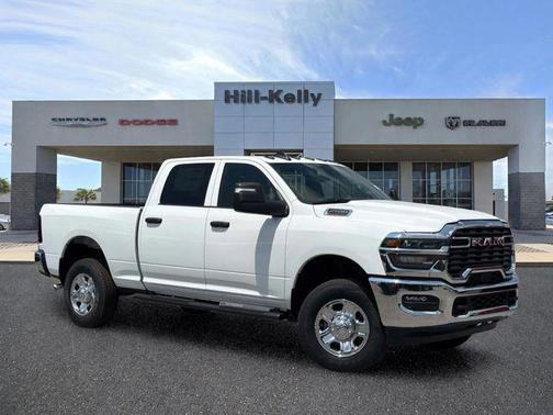 Bright White Clearcoat 2026 RAM 2500 Tradesman Crew Cab 4x4 6'4' Box