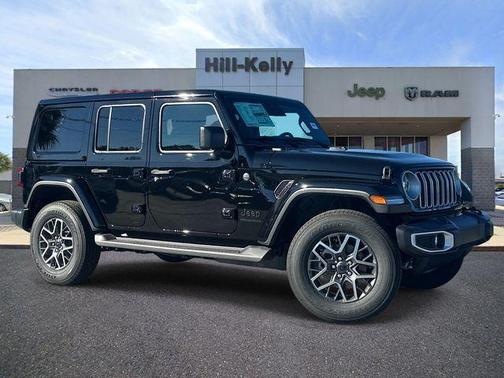 black clearcoat 2026 Jeep Wrangler 4-Door Sahara 4x4
