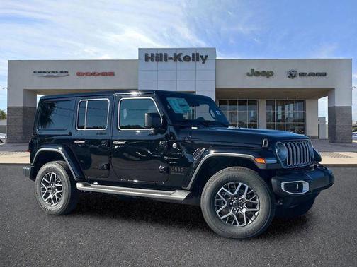 black clearcoat 2026 Jeep Wrangler 4-Door Sahara 4x4