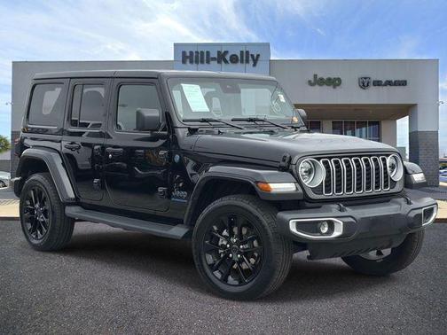 Black Clearcoat 2025 Jeep Wrangler 4xe Sahara