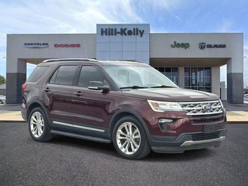 Burgundy 2018 Ford Explorer XLT