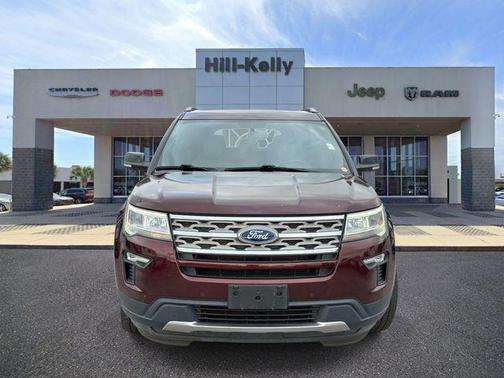 Burgundy 2018 Ford Explorer XLT