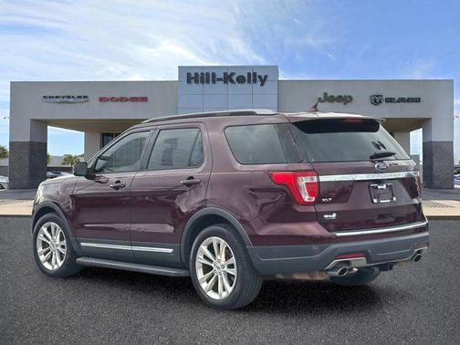 Burgundy 2018 Ford Explorer XLT