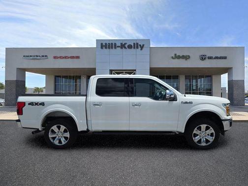 Star White Metallic Tri-Coat 2020 Ford F-150 Lariat