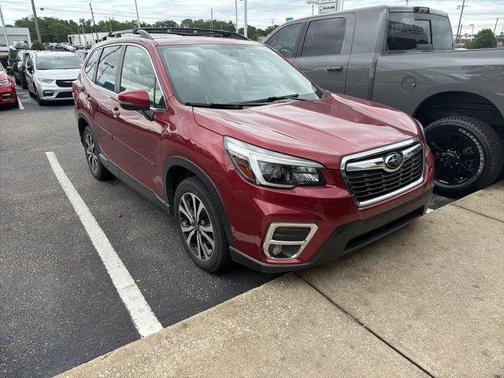 Crimson Red Pearl 2021 Subaru Forester Limited