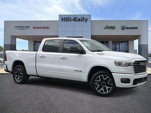 Bright White Clearcoat 2025 RAM 1500 Laramie