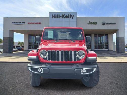 Firecracker Red Clearcoat 2025 Jeep Wrangler 4-Door Sahara 4x4