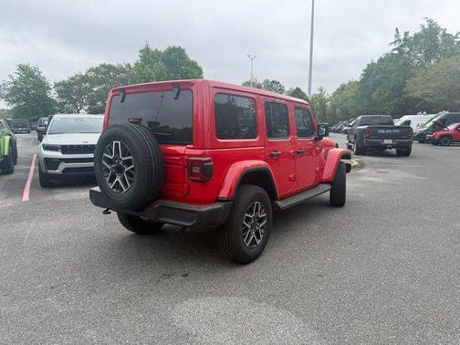 Firecracker Red Clearcoat 2025 Jeep Wrangler 4-Door Sahara 4x4