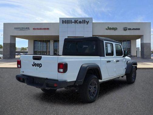 Bright White Clearcoat 2025 Jeep Gladiator Sport S