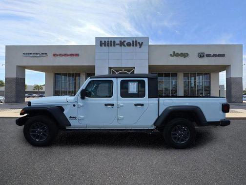 Bright White Clearcoat 2025 Jeep Gladiator Sport S