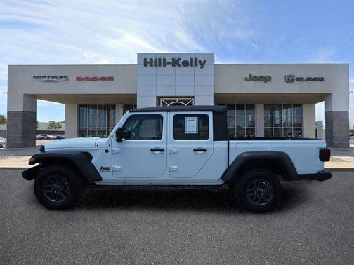 Bright White Clearcoat 2025 Jeep Gladiator Sport S
