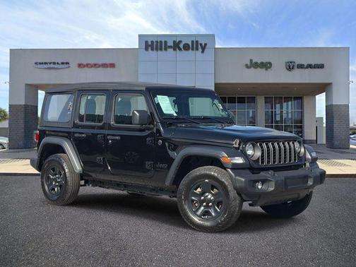 Black Clearcoat 2025 Jeep Wrangler Sport