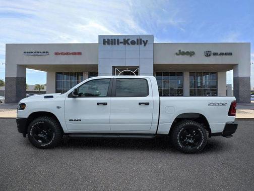 Bright White Clearcoat 2026 RAM 1500 Warlock Crew Cab 4x4 5'7' Box