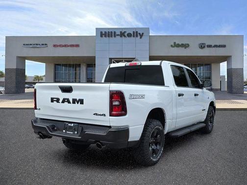 Bright White Clearcoat 2026 RAM 1500 Warlock Crew Cab 4x4 5'7' Box