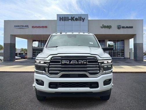 Bright White Clearcoat 2026 RAM 3500 Laramie Crew Cab 4x4 8' Box