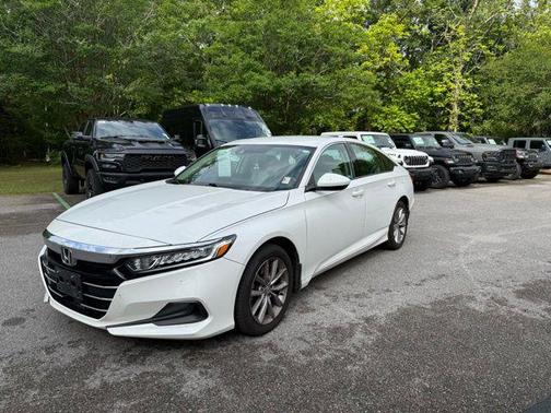 Platinum White Pearl 2021 Honda Accord LX 1.5T