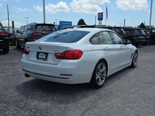 White Metallic 2015 BMW 428 Gran Coupe i