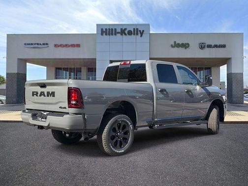 Ceramic Gray Clearcoat 2026 RAM 2500 Black Express Crew Cab 4x4 6'4' Box