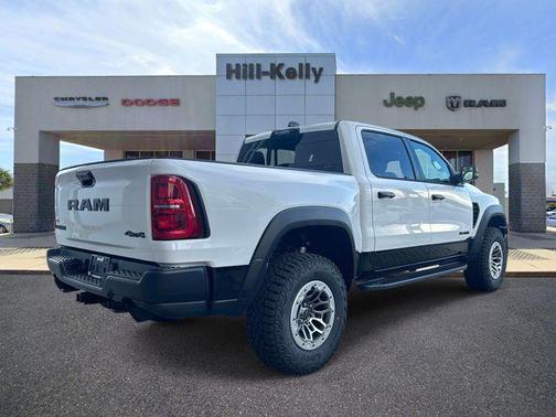 Bright White Clearcoat 2026 RAM 1500 RHO Crew Cab 4x4 5'7' Box