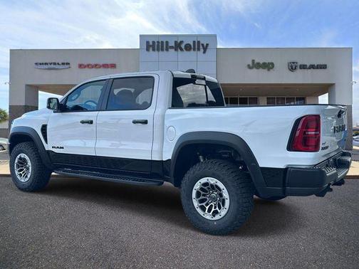 Bright White Clearcoat 2026 RAM 1500 RHO Crew Cab 4x4 5'7' Box