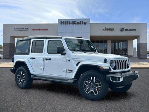 bright white clearcoat 2026 Jeep Wrangler 4-Door Sahara 4x4
