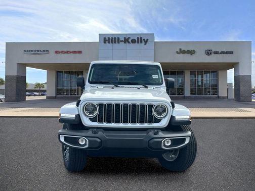 bright white clearcoat 2026 Jeep Wrangler 4-Door Sahara 4x4