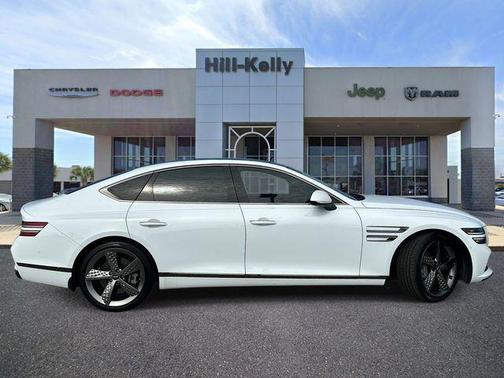 Alta White 2022 Genesis G80 3.5T Sport AWD