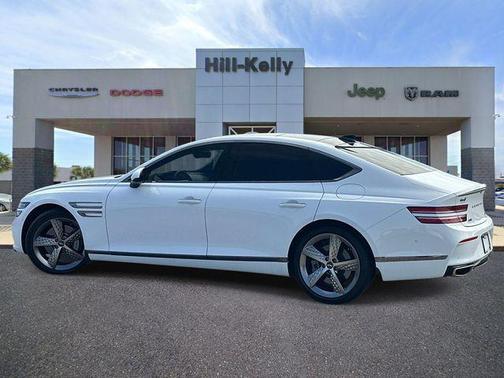 Alta White 2022 Genesis G80 3.5T Sport AWD