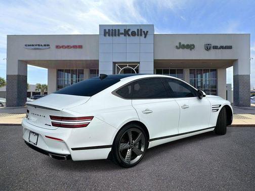 Alta White 2022 Genesis G80 3.5T Sport AWD
