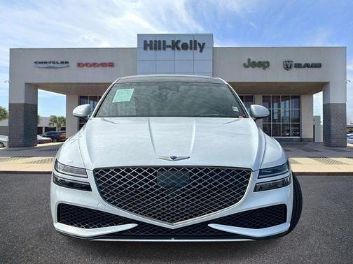 Alta White 2022 Genesis G80 3.5T Sport AWD