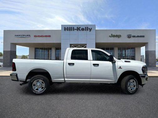 Bright White Clearcoat 2025 RAM 2500 Tradesman Crew Cab 4x4 6'4' Box