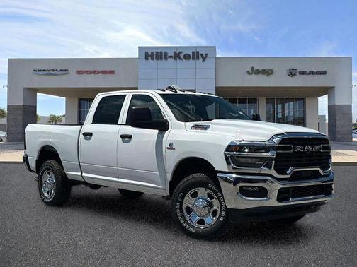 Bright White Clearcoat 2025 RAM 2500 Tradesman Crew Cab 4x4 6'4' Box