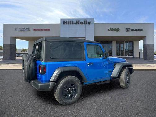 Hydro Blue Pearlcoat 2026 Jeep Wrangler Sport
