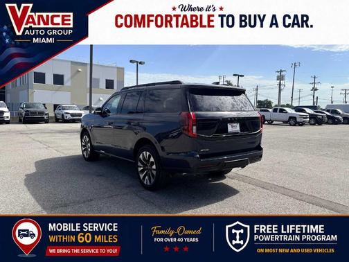Blue 2027 Ford Expedition Platinum