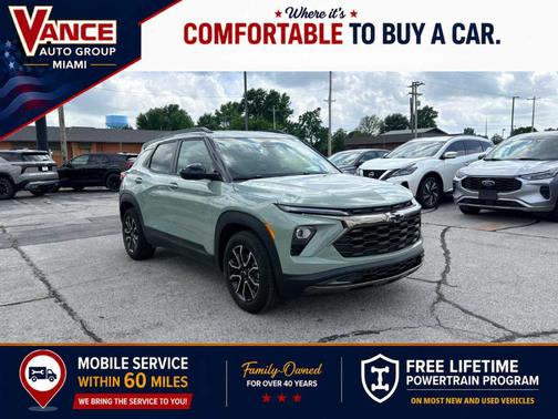 Green 2026 Chevrolet Trailblazer ACTIV