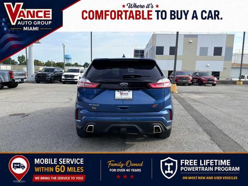 Performance Blue 2020 Ford Edge ST