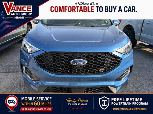 Performance Blue 2020 Ford Edge ST