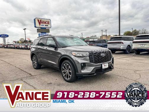 Light Blue Clearcoat Metallic 2026 Ford Explorer ST-Line