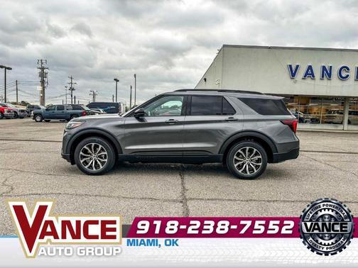 Light Blue Clearcoat Metallic 2026 Ford Explorer ST-Line