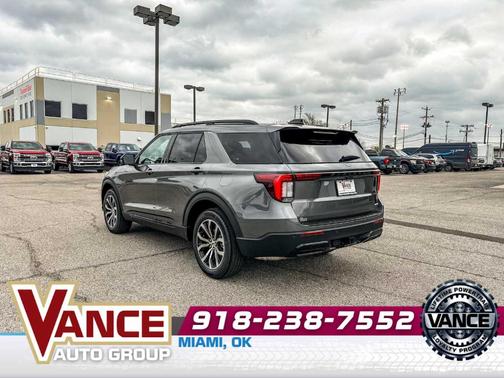 Light Blue Clearcoat Metallic 2026 Ford Explorer ST-Line