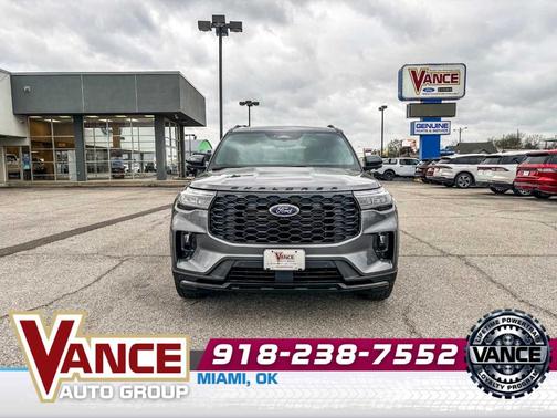 Light Blue Clearcoat Metallic 2026 Ford Explorer ST-Line