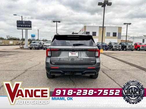 Light Blue Clearcoat Metallic 2026 Ford Explorer ST-Line