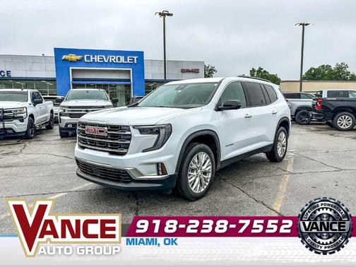 Summit White 2025 GMC Acadia Elevation
