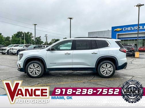 Summit White 2025 GMC Acadia Elevation