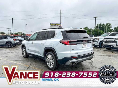 Summit White 2025 GMC Acadia Elevation