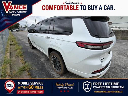 Bright White Clearcoat 2025 Jeep Grand Cherokee L Summit