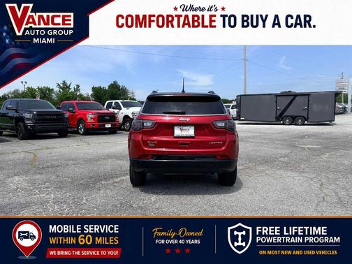 Red 2025 Jeep Compass Limited
