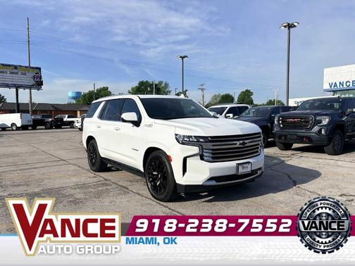 Summit White 2023 Chevrolet Tahoe High Country